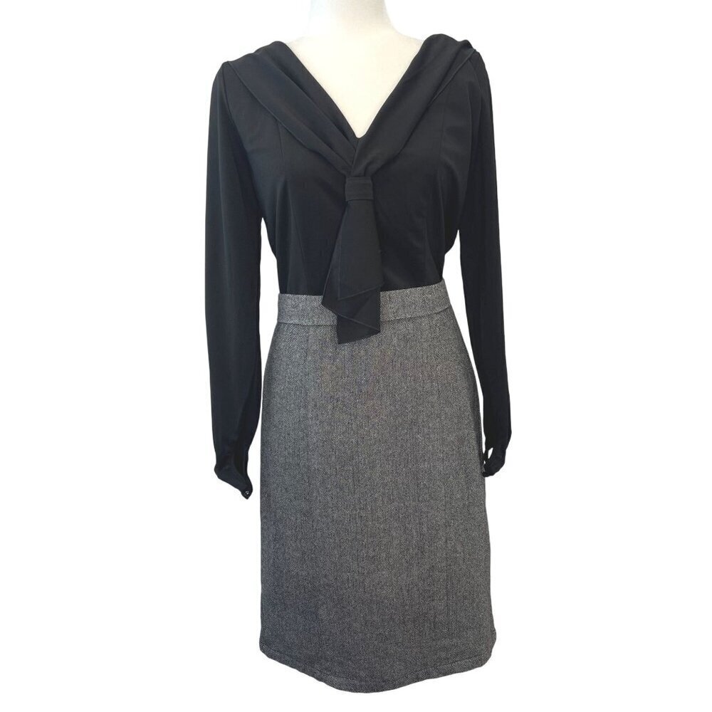 Shabby Apple New With Tags Long Sleeve Wool Skirt Dress Ladies Size 6